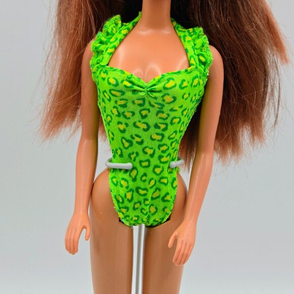 Florida Vacation Midge Barbie Doll 1998 20538 Red Hair Green Swimsuit Mattel Rea - Picture 3 of 16